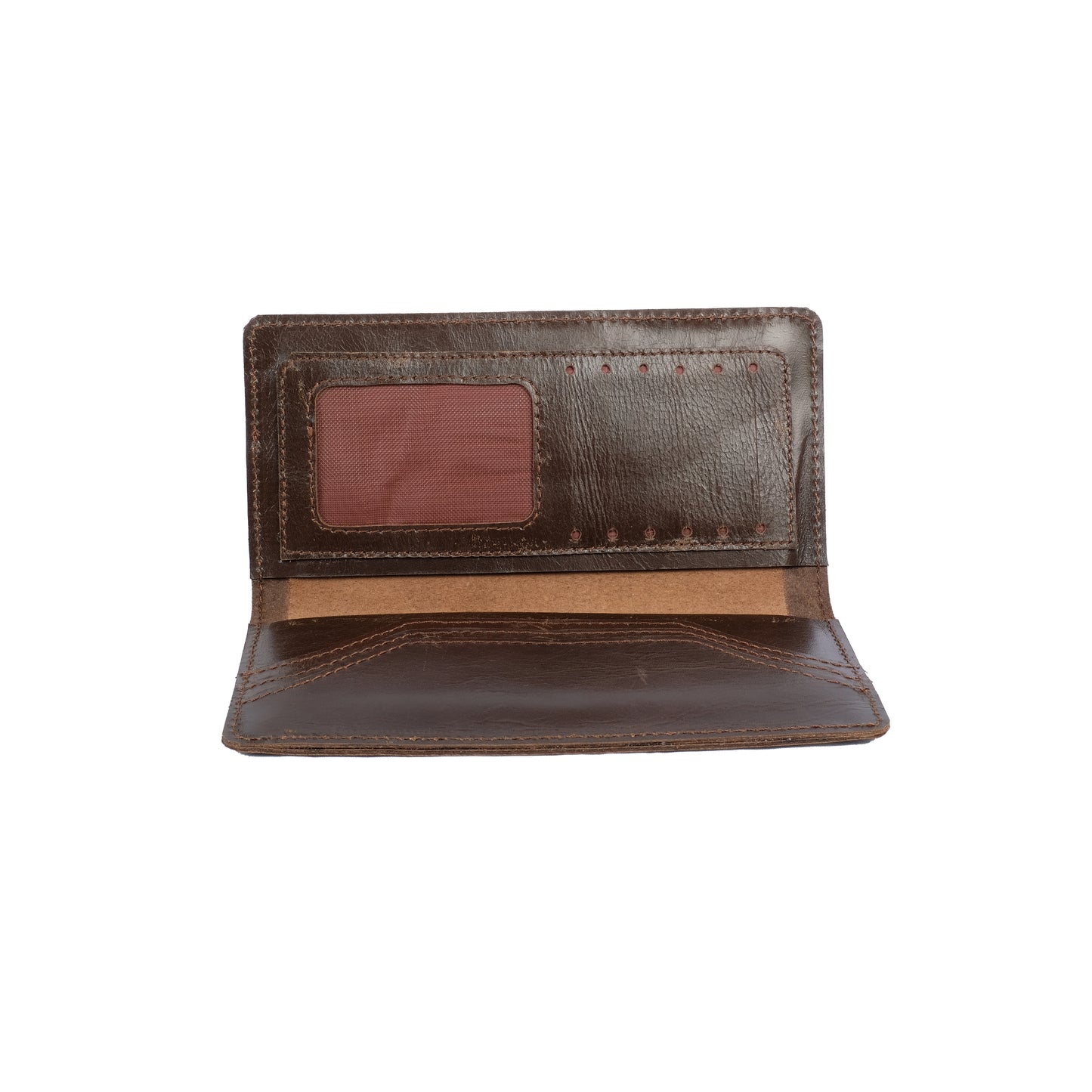 W4 Long Wallet Dark Brown