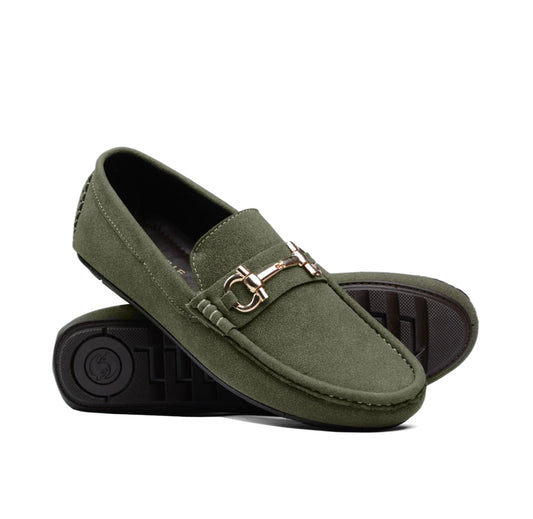 SP 125 Green Suede Loafer